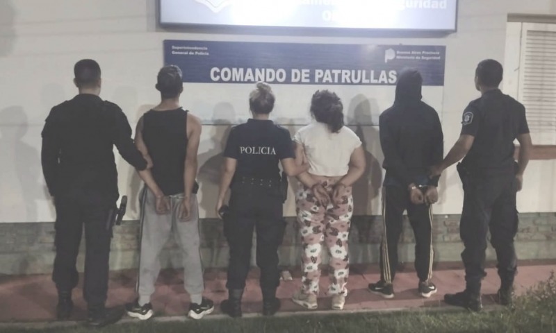 Persecusin, tres aprehendidos y una bicicleta robada